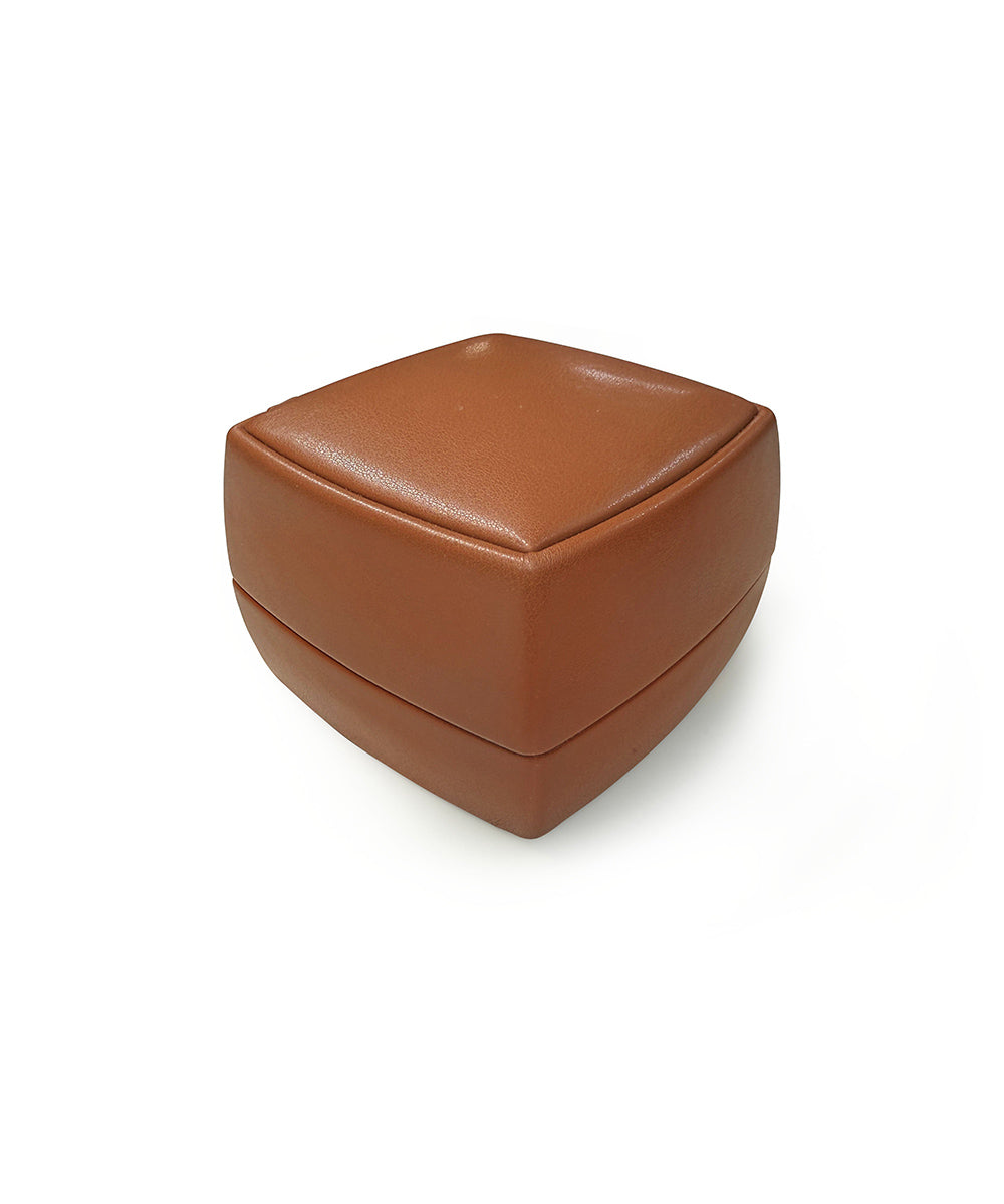 Genuine Leather Bracelet Box – Brown