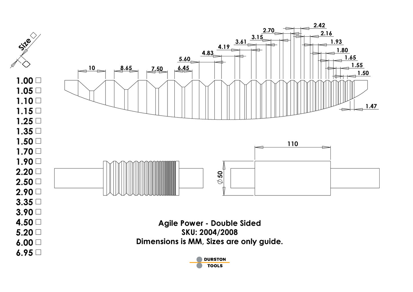 Agile Power 110 – Double Sided