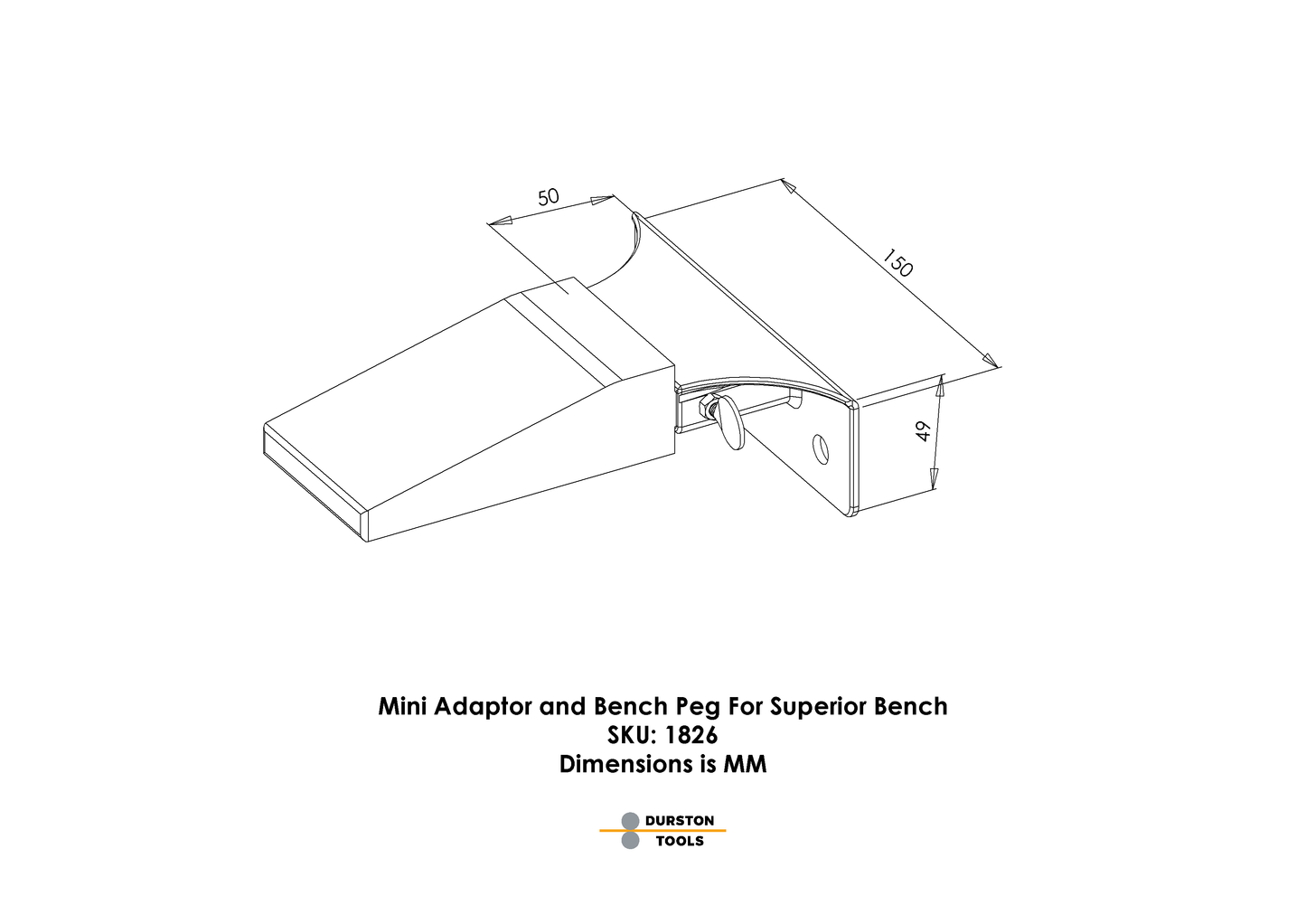 Adaptor and Bench Peg for Superior Bench