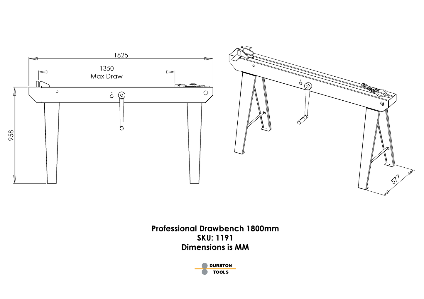 Superior Drawbench 1800mm