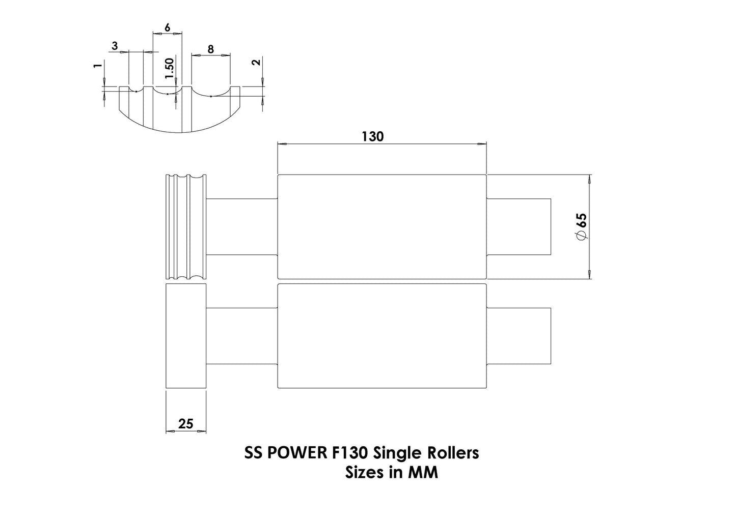 DRM F130SS Single