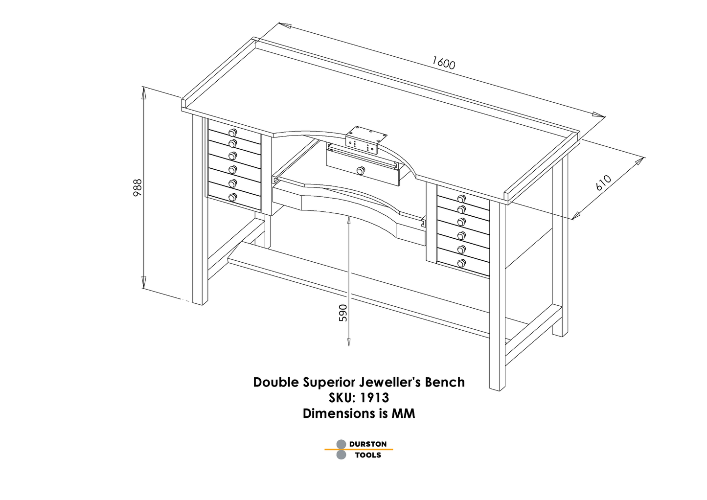 Double Superior Jeweller’s Bench