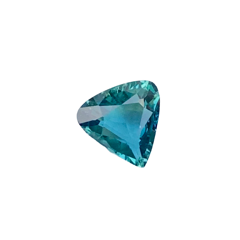 0.92 CT No Heat Natural Parti Sapphire Fancy Shape From Madagascar Blue/Green/Teal