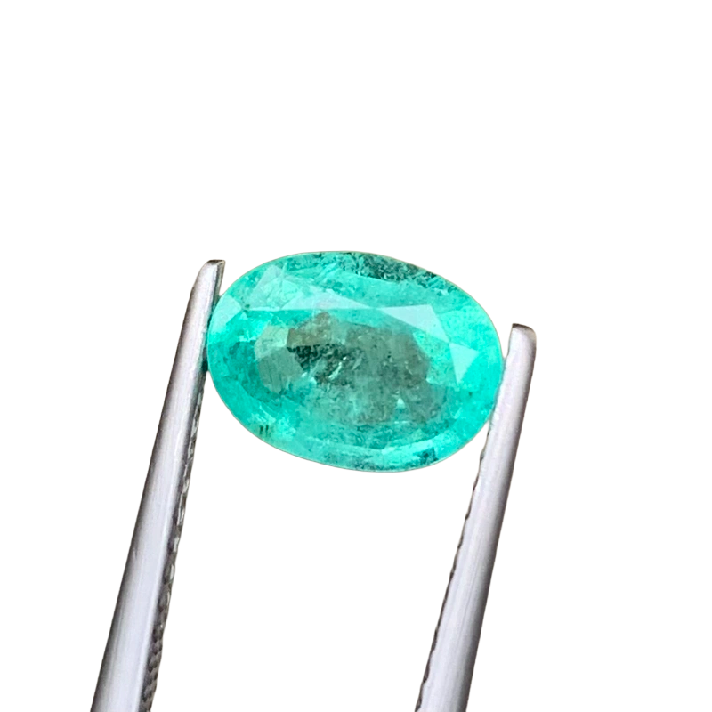 1.31 CT Natural Emerald Oval Shape From Zambia No Treatment
