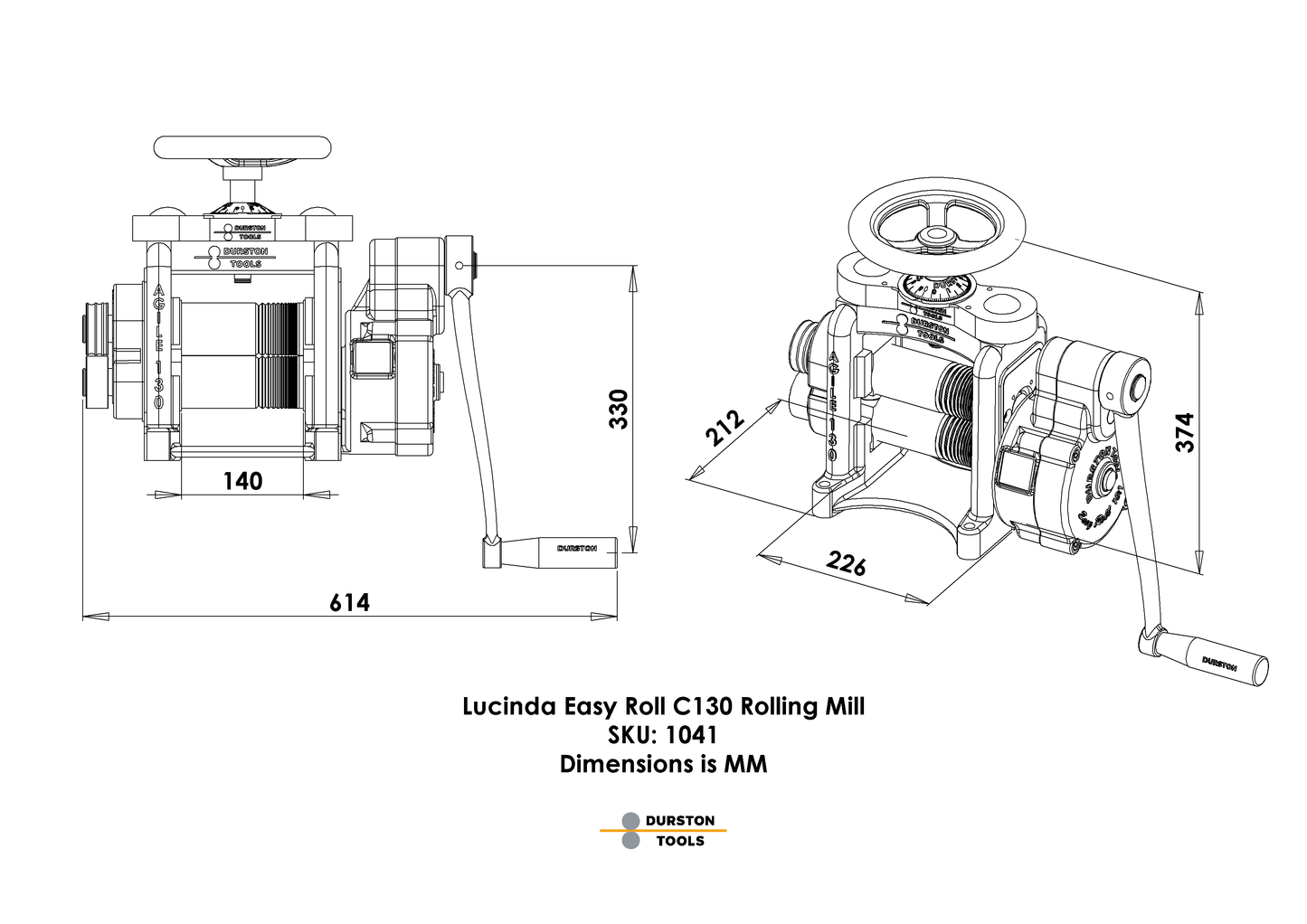 Lucinda Easy Roll C130 Rolling Mill