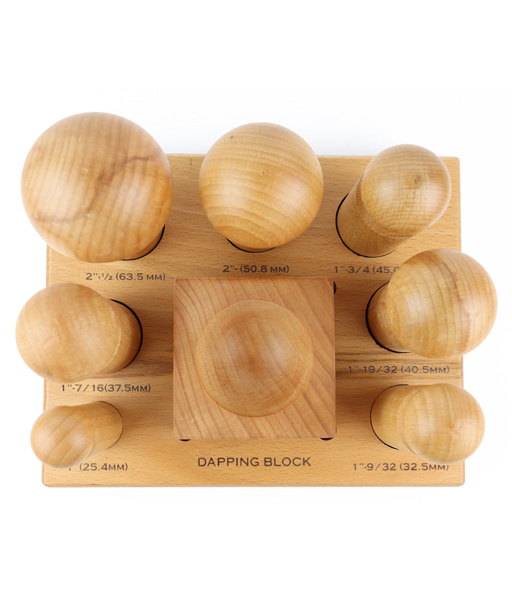 Wooden Dapping Set 7pc
