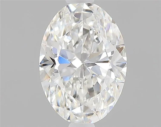 0.50ct Oval Natural Diamond (Colour F, Clarity VS2, GIA Certified)