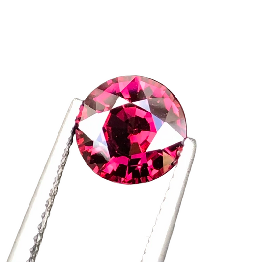 2.54 CT Natural Umbalite Garnet Gemstone Round Shape From Tanzania Unheated