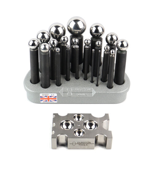 21 Punch Dapping Set With Forming Block