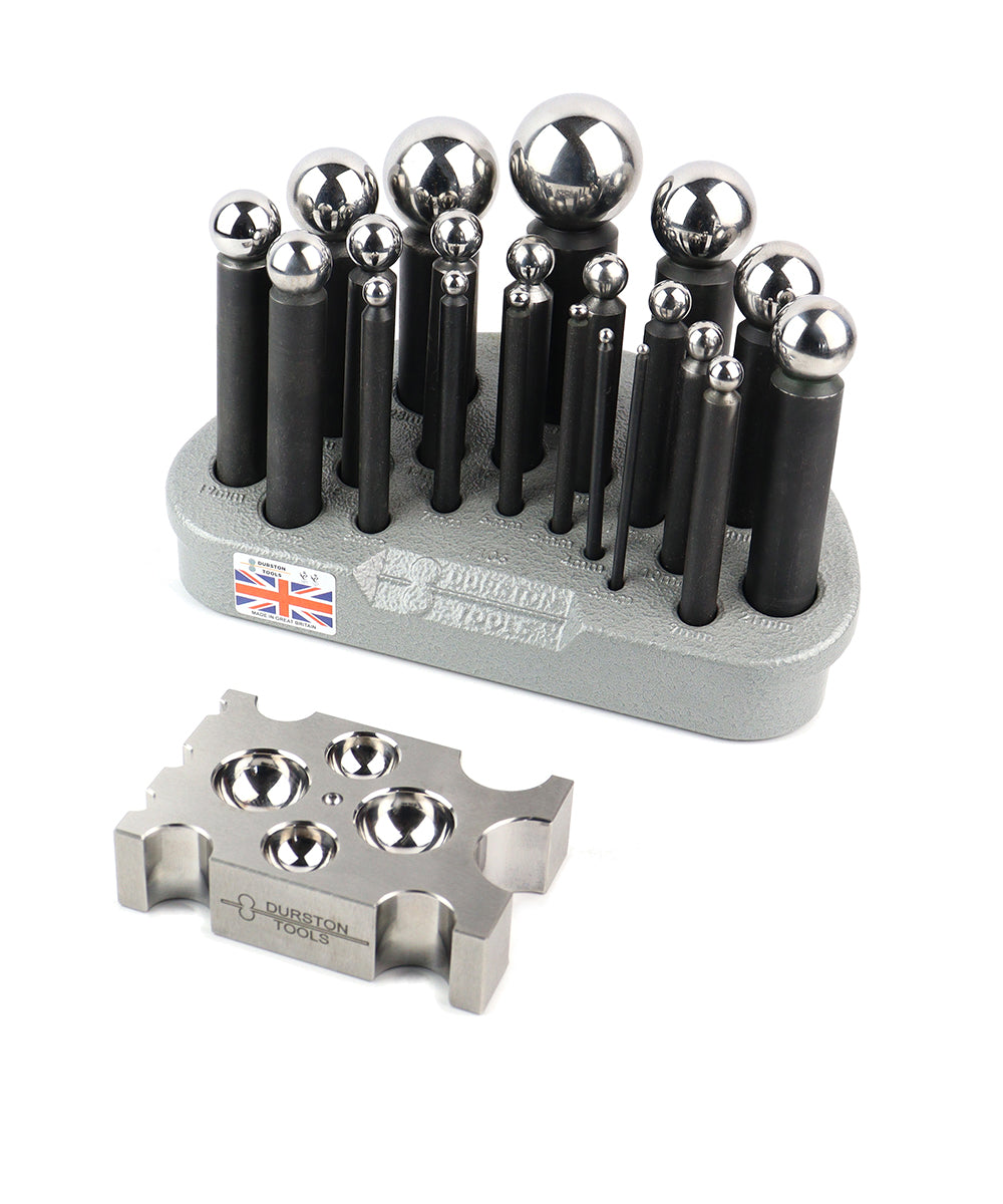 21 Punch Dapping Set With Forming Block
