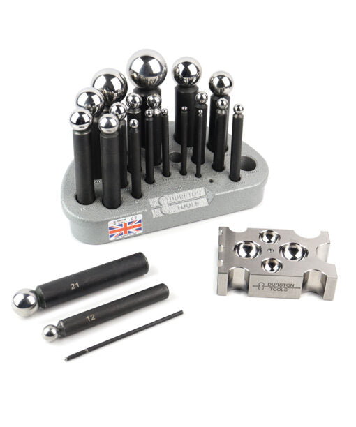 21 Punch Dapping Set With Forming Block
