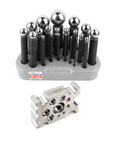 21 Punch Dapping Set With Forming Block