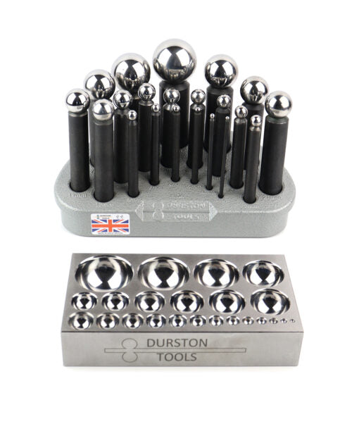 21 Punch Dapping Set With Flat Block