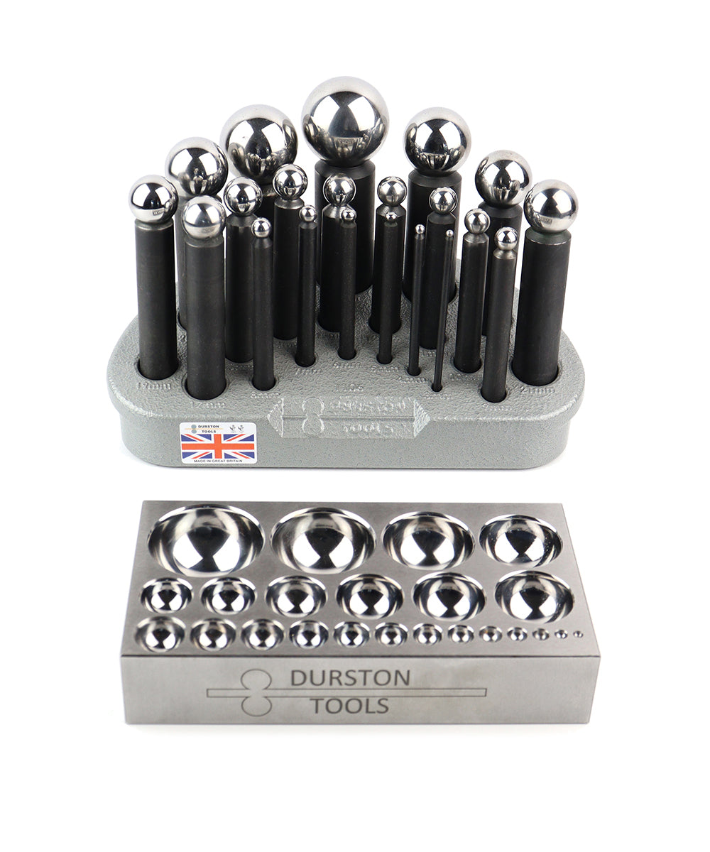 21 Punch Dapping Set With Flat Block
