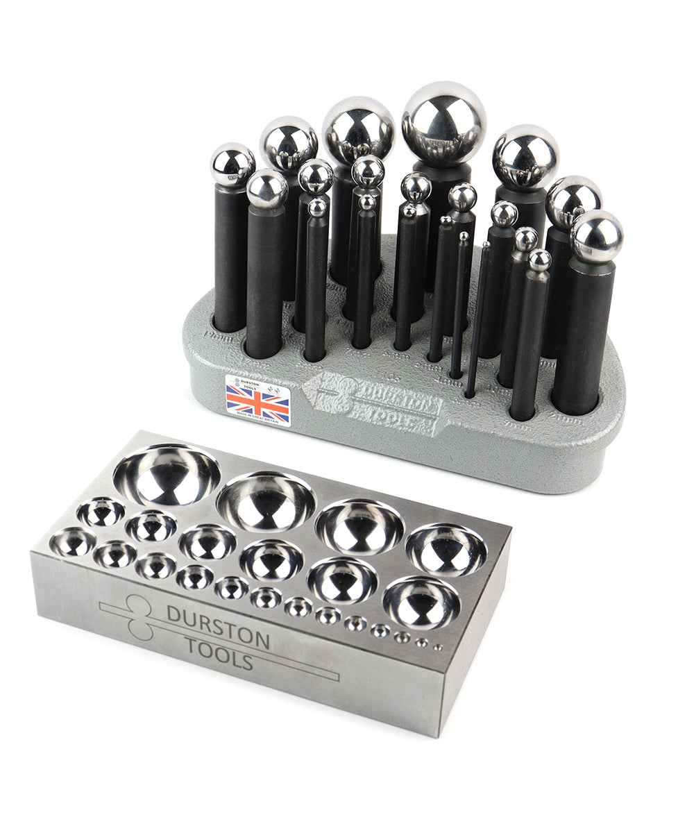 21 Punch Dapping Set With Flat Block