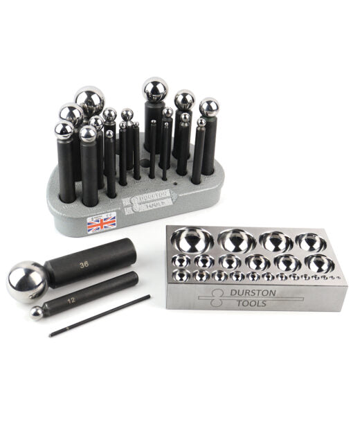21 Punch Dapping Set With Flat Block