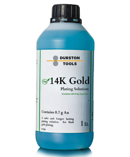 14k Gold Plating Solution 1 litre