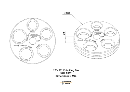 Coin Ring Reducer Plate – Set of 3
