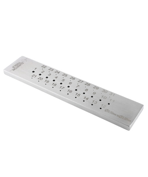Round Drawplate 0.5 – 3mm