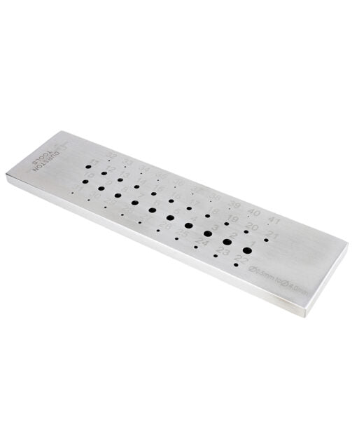 Round Drawplate 0.5 – 4mm