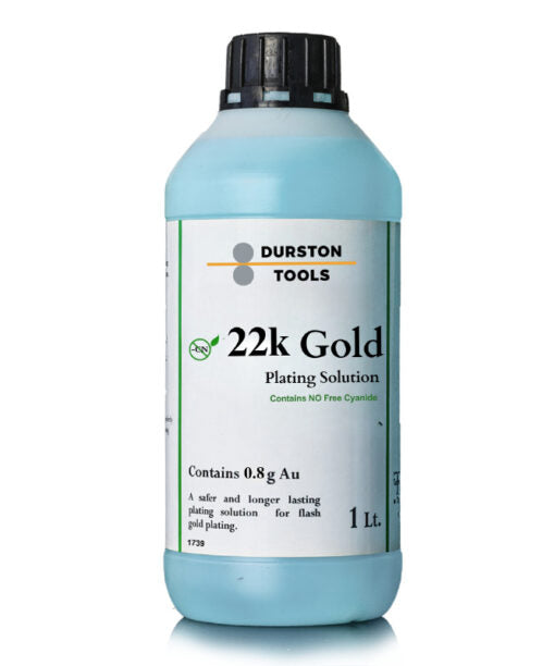 22k Gold Plating Solution 1 litre