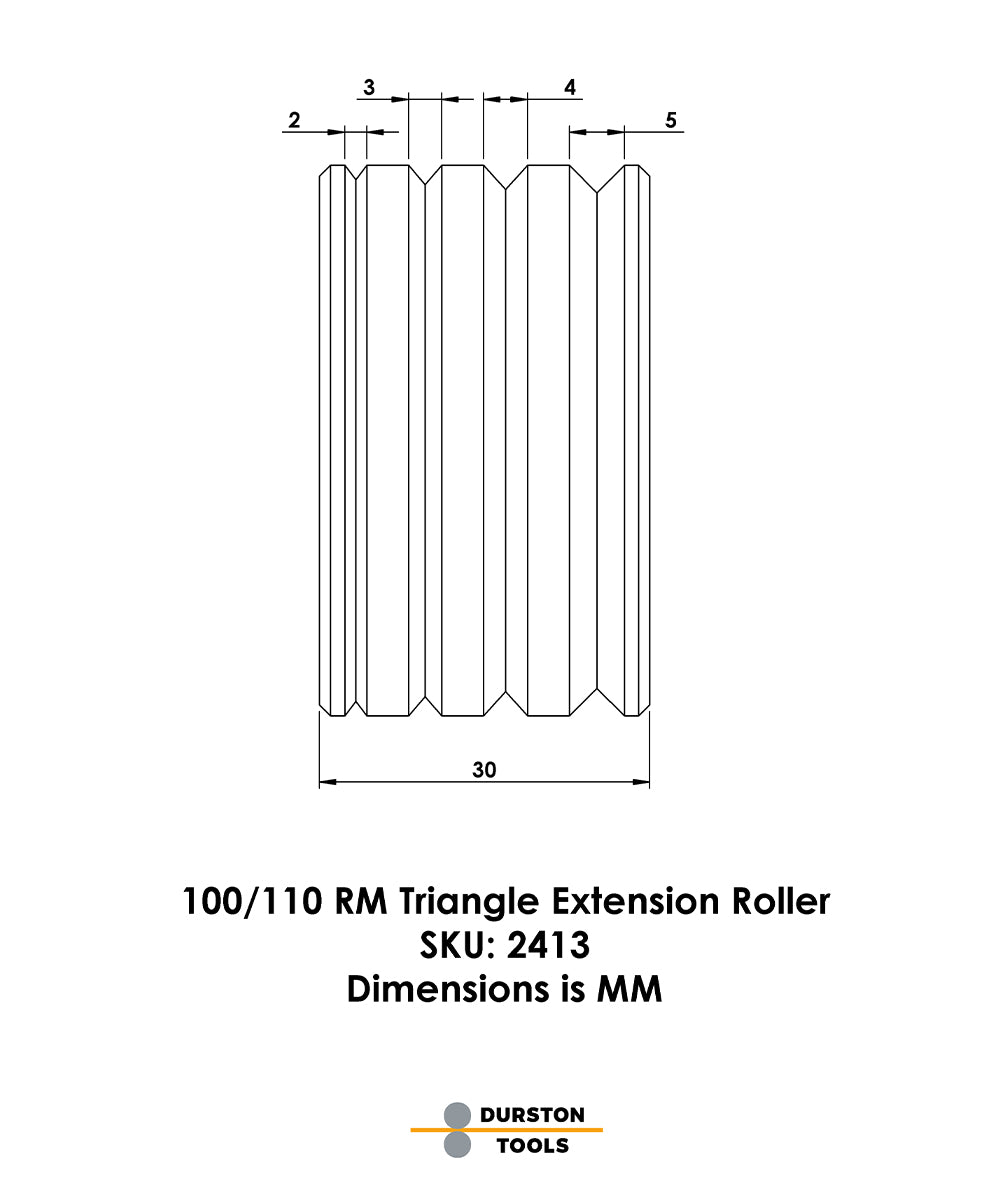 Triangle Extension Roller for DRM 100/ Elite 110