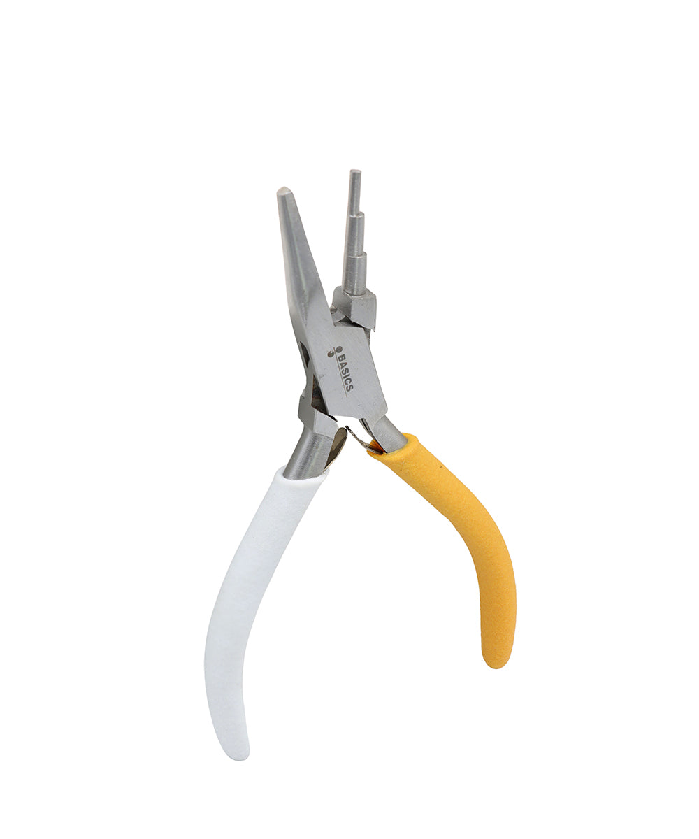 Basics 3 Step Round Chain Nose Mandrel Pliers