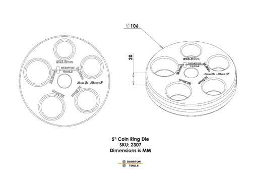 Coin Ring Reducer Plate – Set of 3
