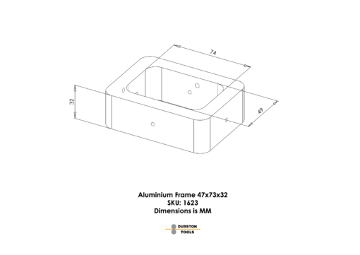 Aluminium Frame 47 x 73 x 32