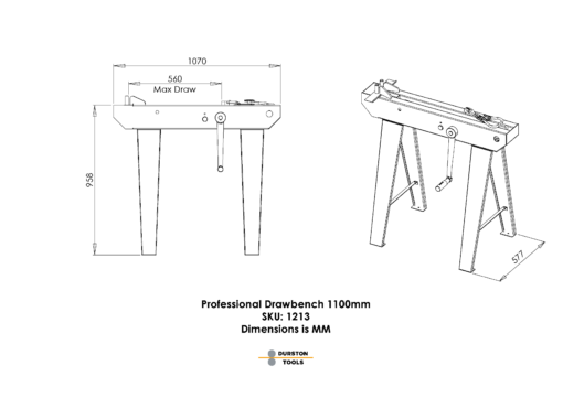 Durston Drawbench – 1100mm