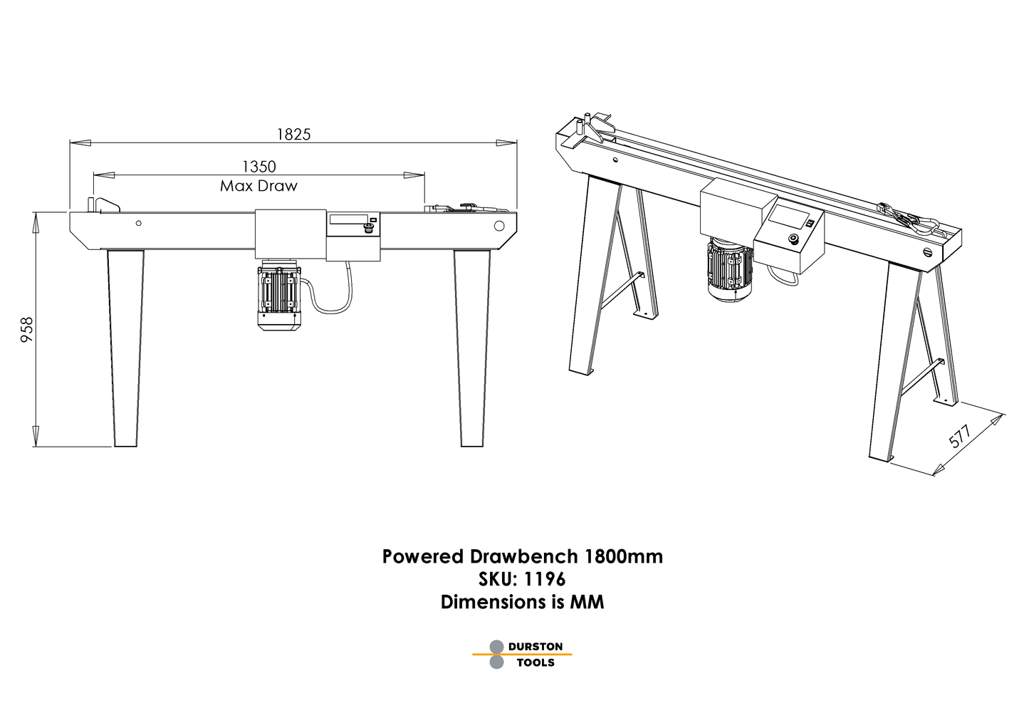 Powered Drawbench 1800mm
