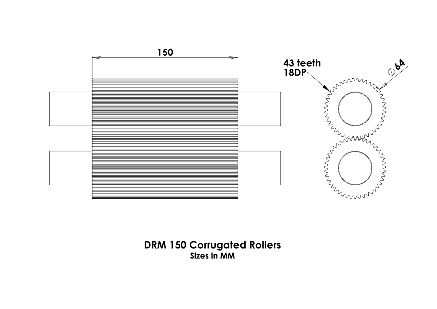 DRM Corrugated 150