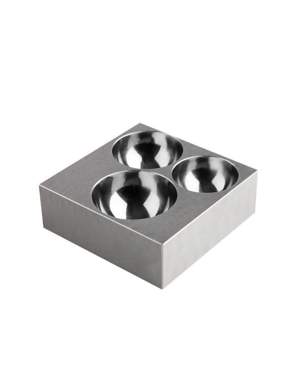 3 Hole Flat Dapping Block