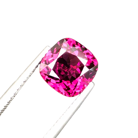 3.54 CT Natural Umbalite Garnet Gemstone Cushion Shape From Tanzania Unheated