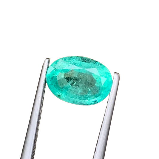 1.31 CT Natural Emerald Oval Shape From Zambia No Treatment