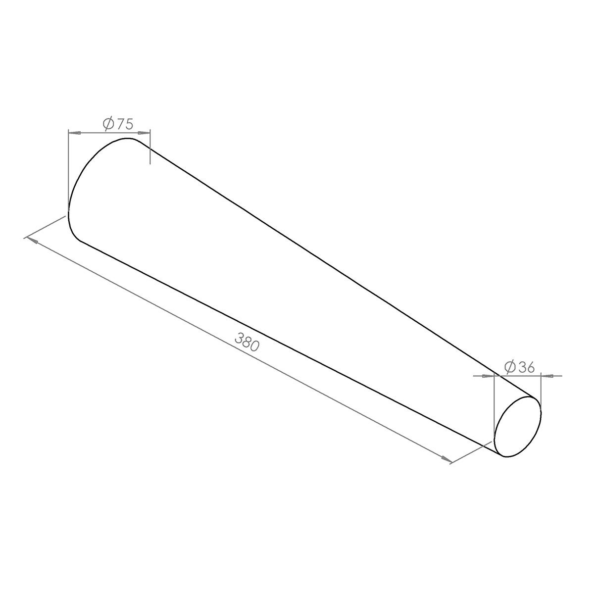 Large Round Bracelet Mandrel 36 – 75mm