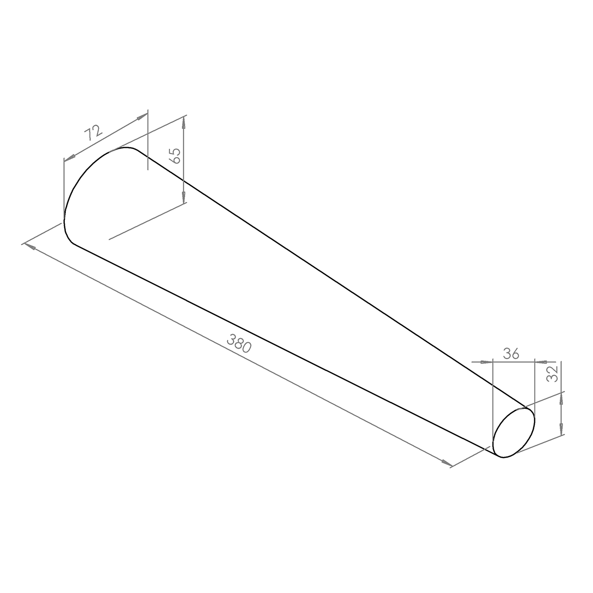 Bracelet Mandrel Oval