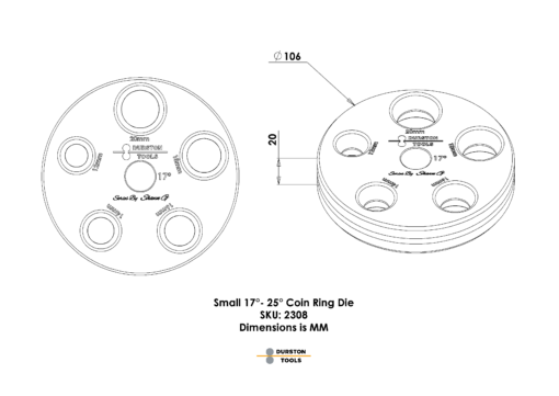 Coin Ring Reducer Plate – Set of 3