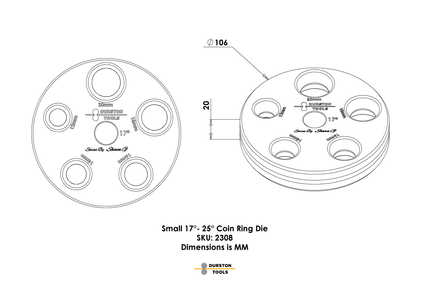 Coin Ring Reducer Plate – Set of 3