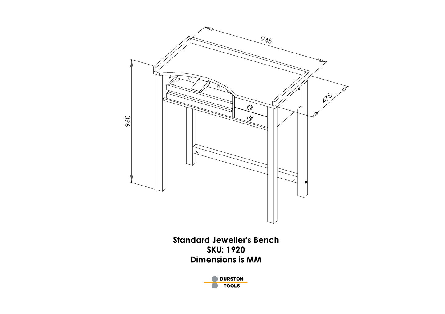 Standard Jeweller’s Workbench