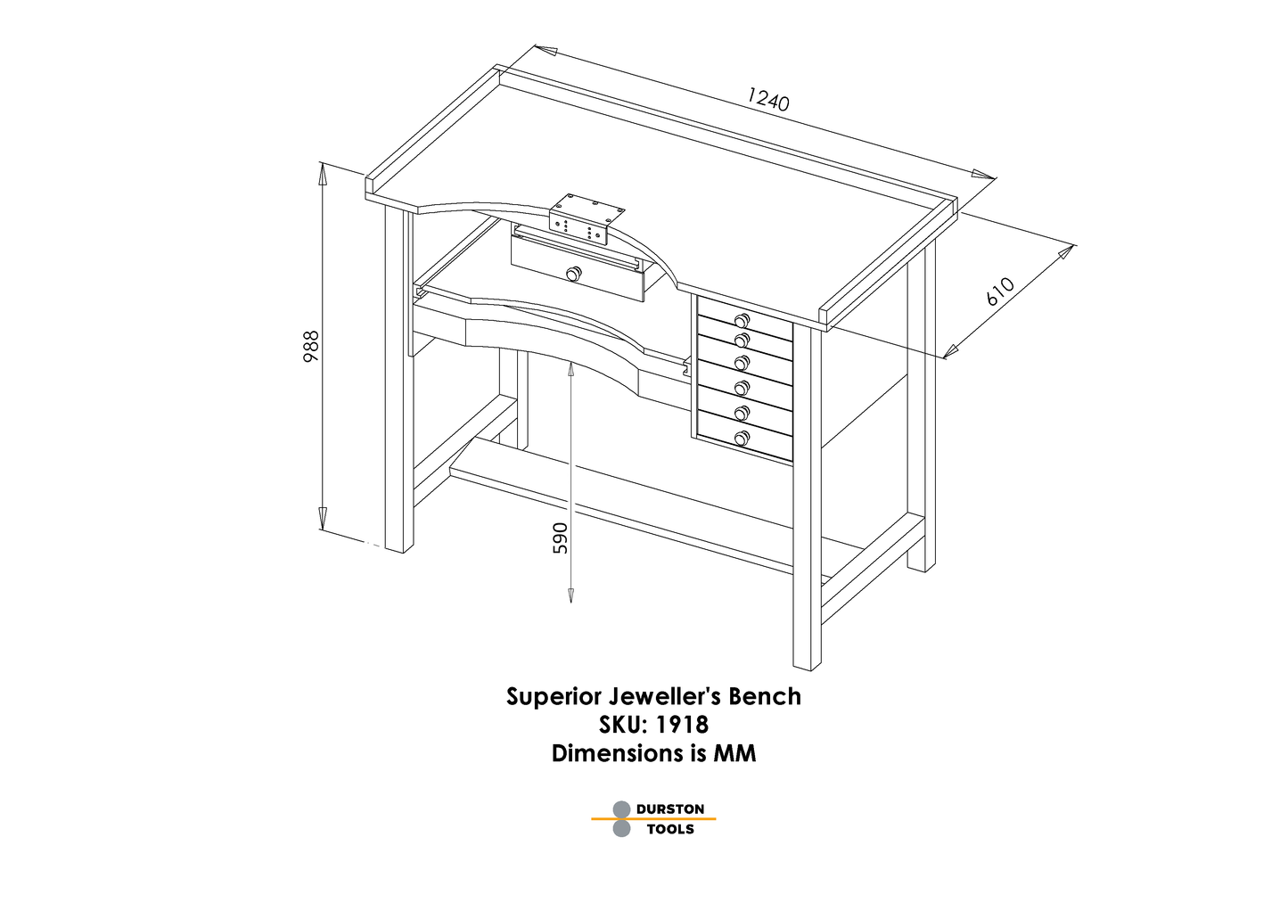 Superior Jeweller’s Bench