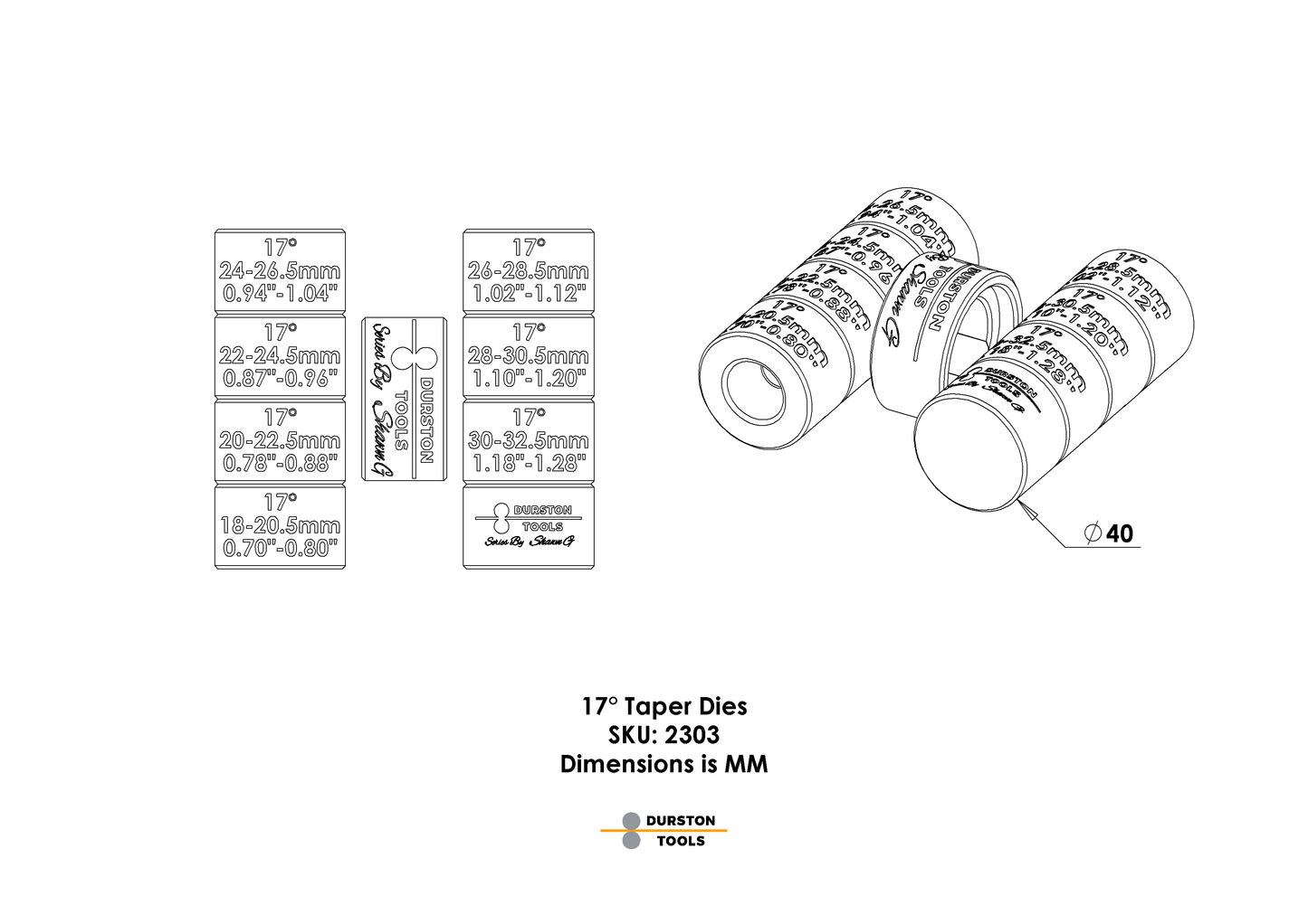 Coin Ring – Taper Die Set
