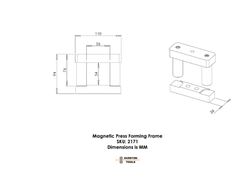 Magnetic Press Forming Frame