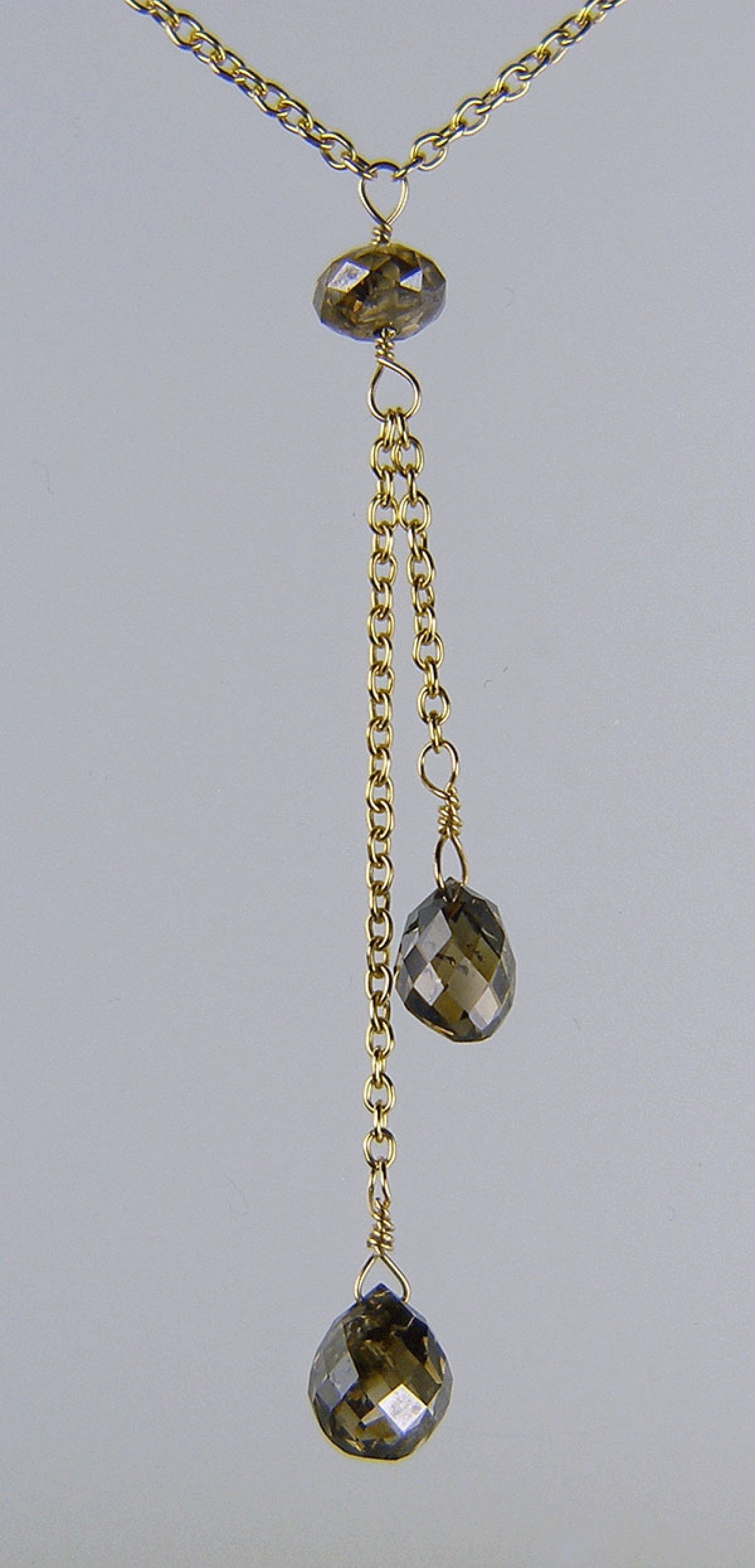 Brown Diamond Pendant