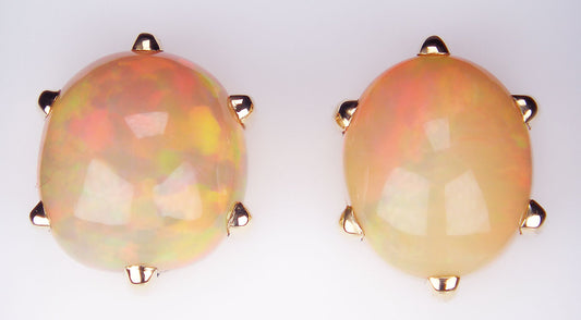 Ethiopian eartsuds in 18ct yellow gold
