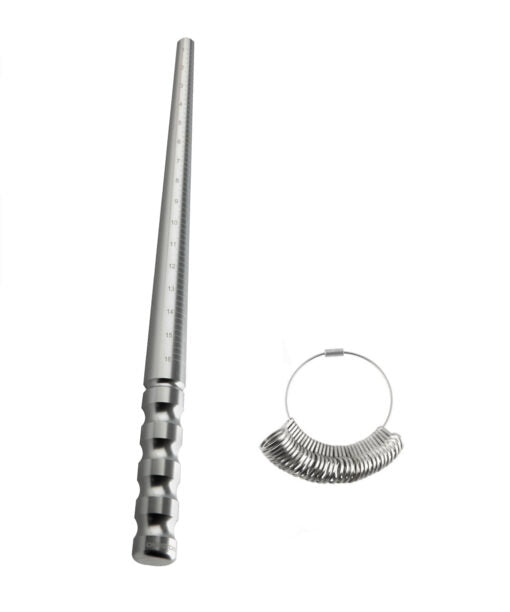 PrecisionFit™ Aluminium Marked Ring Mandrel & 31 Ring Set (USA Sizes 1-16)