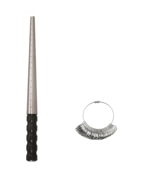 PrecisionFit™ Aluminium Marked Ring Mandrel & 32 Ring Set (UK Sizes A-Z 6)